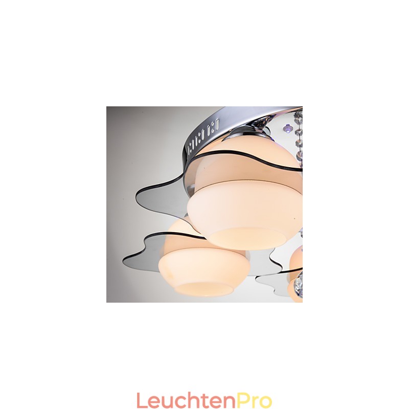 Moderne Deckenleuchte Unterputz 3 Lichter Zeitgenössisches Metall