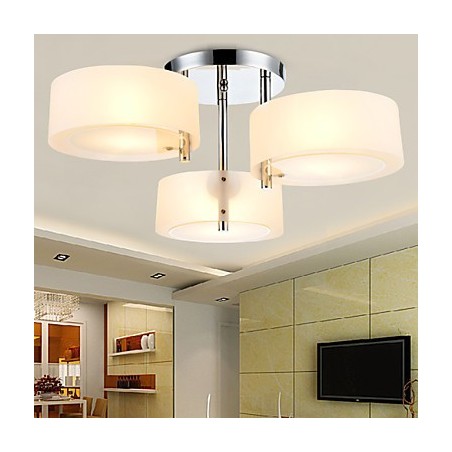 Deckenleuchte Modern Zeitgenössisch 3 Lichter Metall Deckenleuchte Modern Zeitgenössisch 3 Lichter Metall