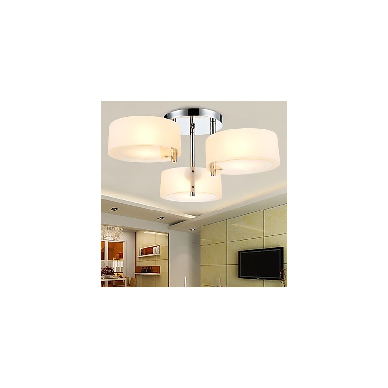 Deckenleuchte Modern Zeitgenössisch 3 Lichter Metall