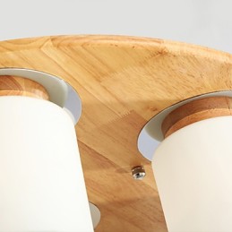 Hohe Helligkeit Original Holz Moderne Deckenleuchten im Landhausstil