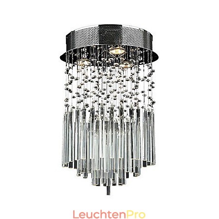 Moderne zeitgenössische Kristall galvanisierte Metall Flush Mount Moderne zeitgenössische Kristall galvanisierte Metall Flush Mount