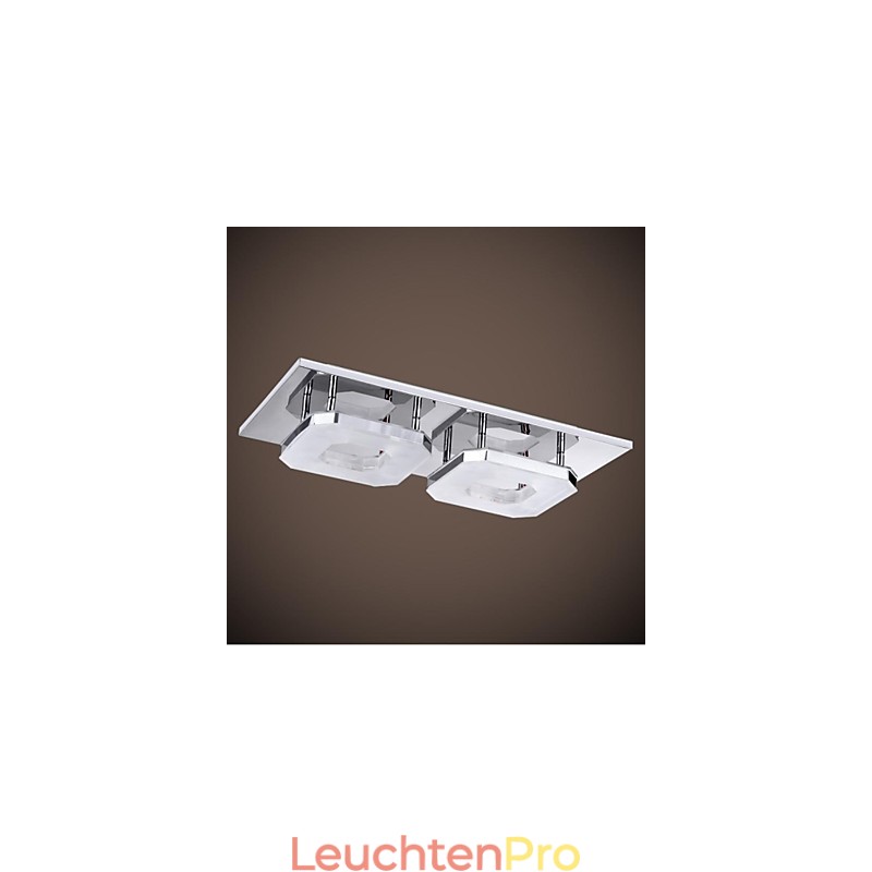 16W Acryl Unterputz 2 Licht Modern Acryl Galvanik Edelstahl