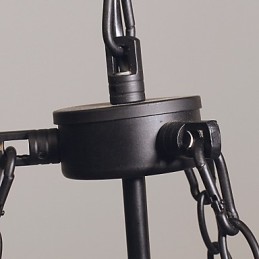 Traditioneller klassischer galvanisierter Kronleuchter im Mini-Stil im Vintage-Stil