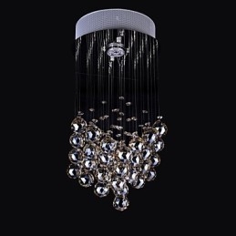 1 Licht Klares Licht K9 Kristall Kronleuchter Lampe