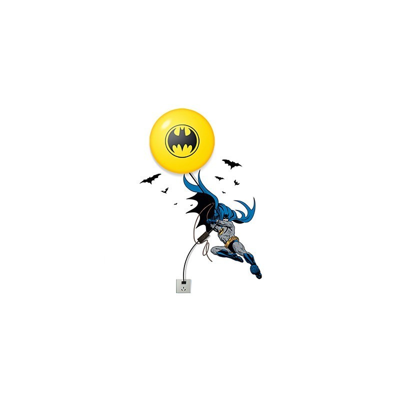 Kreative Mode Batman Wallpaper Diy Wand Stick kleine Nacht Lampe Wand Lampe Lichter