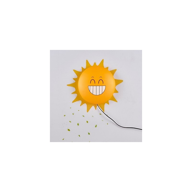 Tapete Wandleuchten Blume Gesicht DIY Spaß Atmosphäre Nachtlicht Kinder Nachttischlampe Dekoration Sonne