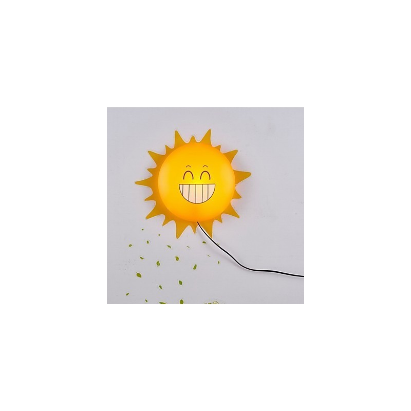 Tapete Wandleuchten Blume Gesicht DIY Spaß Atmosphäre Nachtlicht Kinder Nachttischlampe Dekoration Sonne