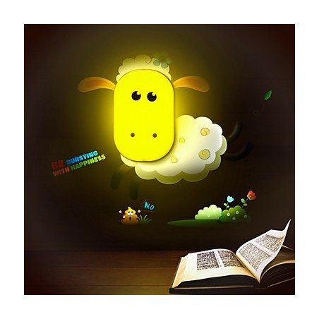 9 * 6 * Spaß beim Spielen mit kreativem Geist Intelligente Lichtsteuerung Kleines Nachtlicht Kinder Wandlampen 9 * 6 * Spaß beim Spielen mit kreativem Geist Intelligente Lichtsteuerung Kleines Nachtlicht Kinder Wandlampen