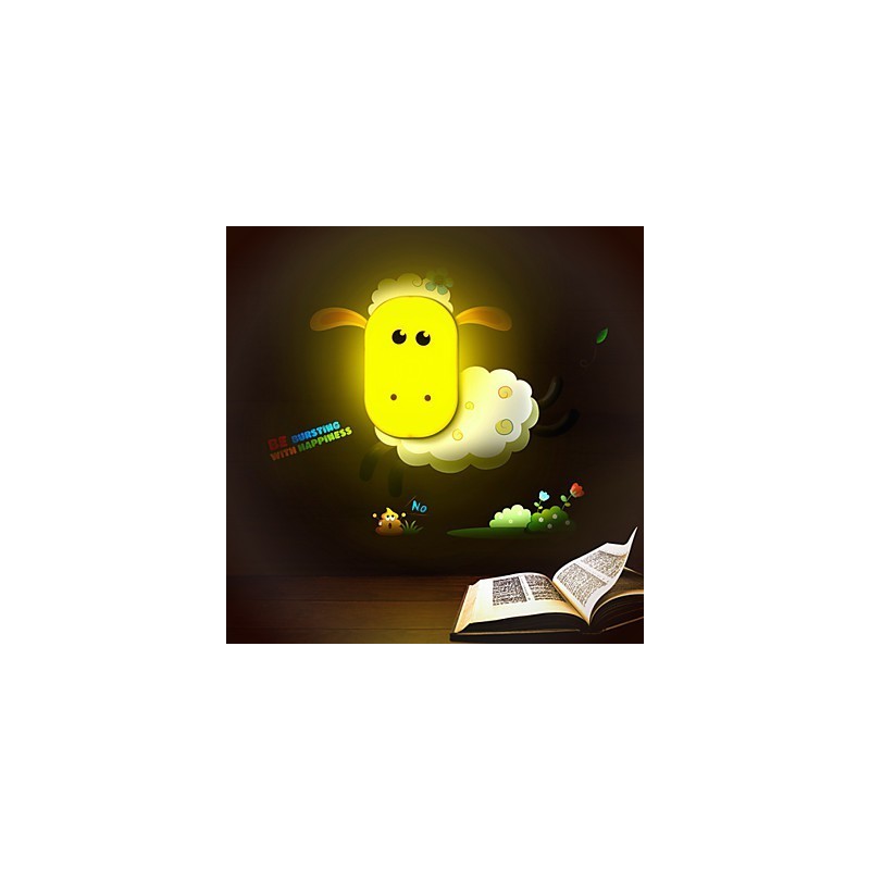 9 * 6 * Spaß beim Spielen mit kreativem Geist Intelligente Lichtsteuerung Kleines Nachtlicht Kinder Wandlampen