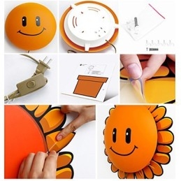 Wandleuchten Moderne Zeitgenössische Kreative 3 D Wand Papier Wand Lampe Licht