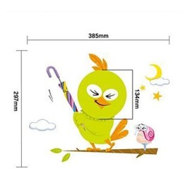 Lichtbetriebene Vogel-Wandleuchten-Glühbirne Zeitgenössische kreative 3 D-Tapeten-Wand-Lampen-Licht