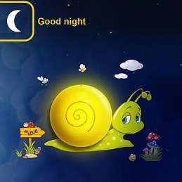 Schnecke Hochtemperaturbeständiges Kunststofflicht Und 10 C Kann Kreative 3D-Tapeten-Wandlampe Entfernen