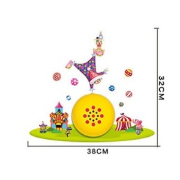 Clown Hochtemperaturbeständiges Kunststofflicht und 10 ° C können kreative 3D-Tapeten-Wandlampe entfernen