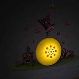 Clown Hochtemperaturbeständiges Kunststofflicht und 10 ° C können kreative 3D-Tapeten-Wandlampe entfernen
