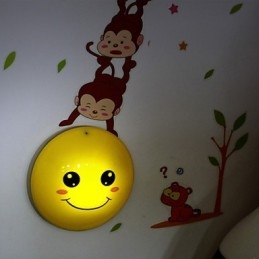 Wandaufkleber Affen Licht aktiviert intelligente Induktion smetope Schmuck Wandlampe