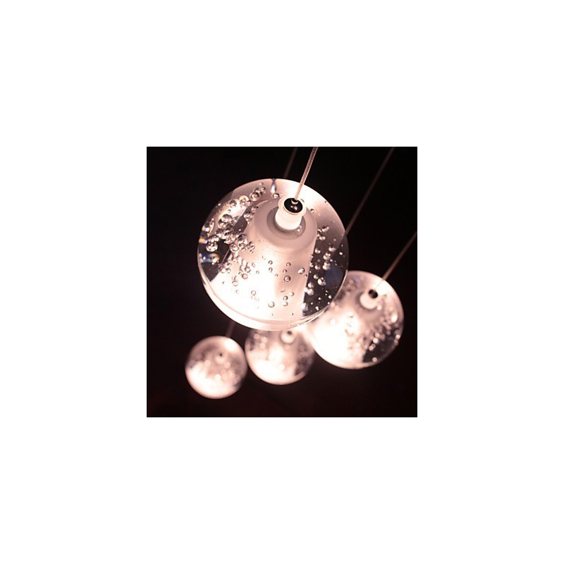 Moderne Pendelleuchte Pendelleuchte G4 Retroifit 7 Lichter Chrom Überzug Kristall für Treppenlicht