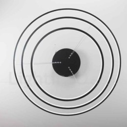 Dimmbare Pendelleuchte mit Fernbedienung Modernes Design Drei Ringe