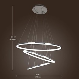 70W moderne Pendelleuchte im zeitgenössischen Mini-Stil aus galvanisiertem Metall