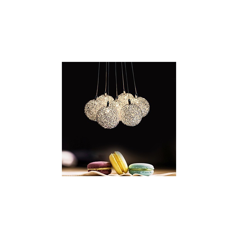 Pendelleuchte Modern 7 Licht Home Furnishing Dekorative Aluminium Pendelleuchte