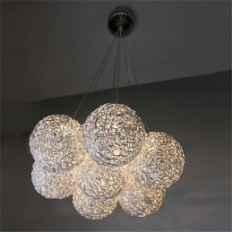 Pendelleuchte Modern 7 Licht Home Furnishing Dekorative Aluminium Pendelleuchte