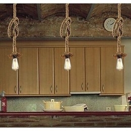 Traditionelle klassische rustikale Lodge Vintage Country Retro Pendelleuchte