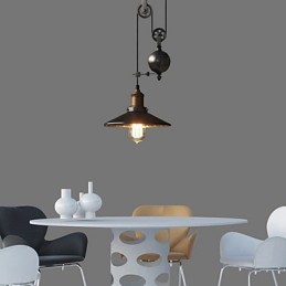 Pendelleuchten Rustikale Lodge Vintage Retro Country Garage Metall