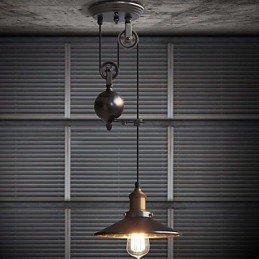 Pendelleuchten Rustikale Lodge Vintage Retro Country Garage Metall