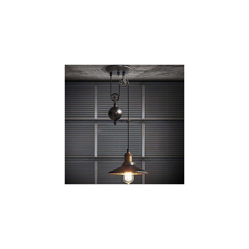 Pendelleuchten Rustikale Lodge Vintage Retro Country Garage Metall