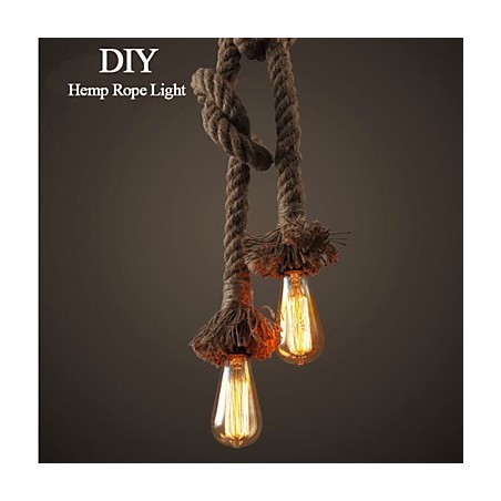 1 Licht DIY Kunst Hanfseil Licht Kreativer Hanfseil Kronleuchter 1 Licht DIY Kunst Hanfseil Licht Kreativer Hanfseil Kronleuchter