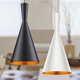 Pendelleuchte Retro Vintage Tom Dixon Design Schwarz Weiß C Typ Cafe Pendelleuchten