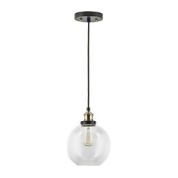 Industrielle Fabrik Pendelleuchte Antik Messing Eine Leuchte Glasschirm Cafe Pendelleuchte
