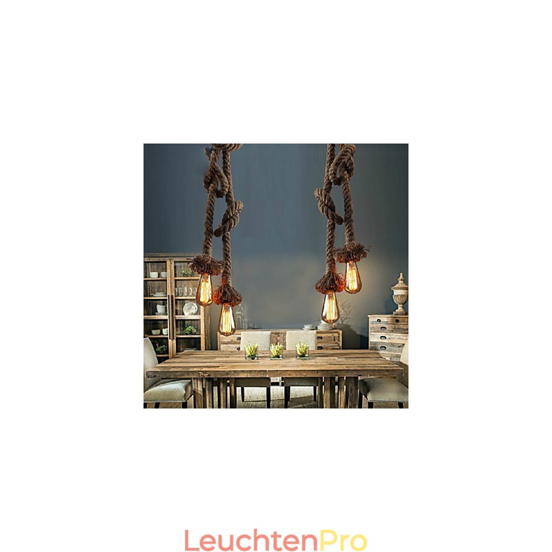 Pendelleuchten 2 Lichter Industrieller Wind, der alte Wege wiederherstellt, ist die kreative Hängeleuchte für die Café-Theke