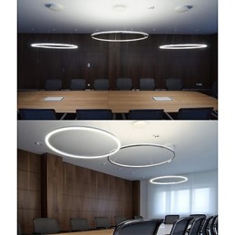 Moderne Pendelleuchte aus galvanisiertem Metall im Mini-Stil