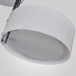 Moderne zeitgenössische Chrom Metall Kronleuchter Unterputz