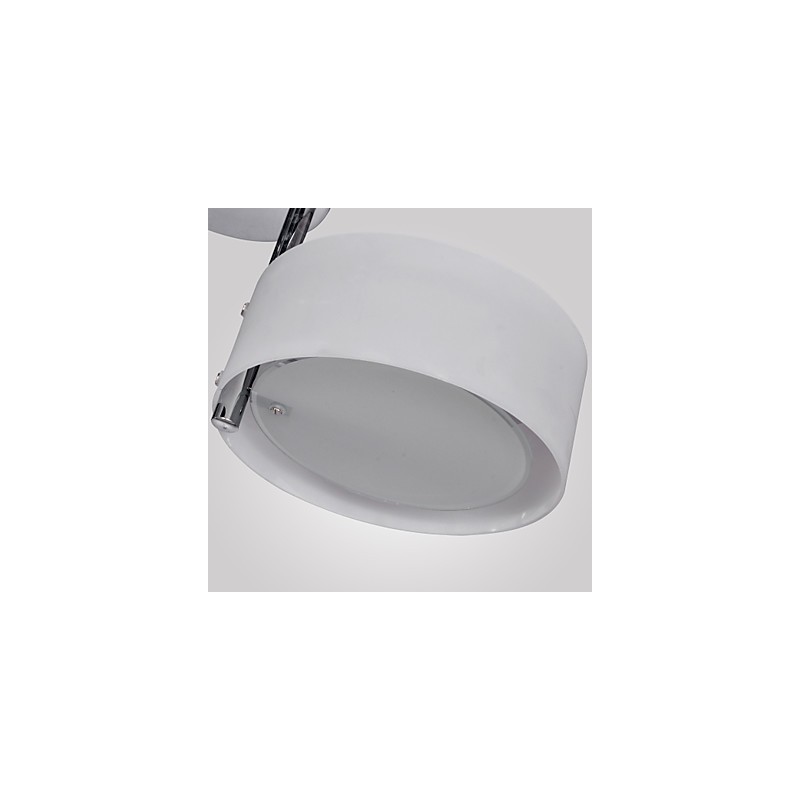 Moderne zeitgenössische Chrom Metall Kronleuchter Unterputz