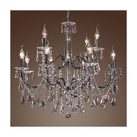 Kronleuchter Kristall Modern 2 Ebenen Wohnzimmer 12 Lichter Kronleuchter Kristall Modern 2 Ebenen Wohnzimmer 12 Lichter