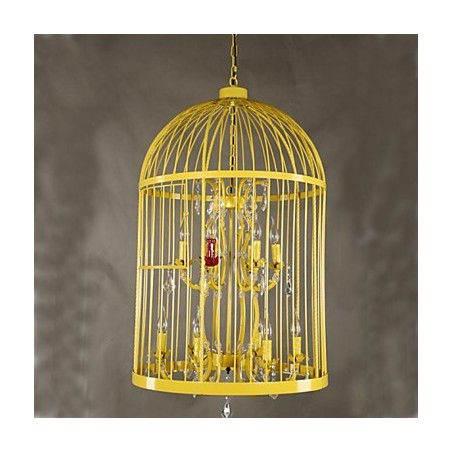 Vintage Eisen Käfig Treppe Lampe Kronleuchter Kristall Vintage Eisen Käfig Treppe Lampe Kronleuchter Kristall