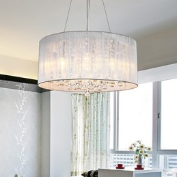 Trommel-Pendelleuchte, modern, 4 Lichter