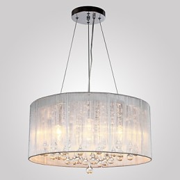 Trommel-Pendelleuchte, modern, 4 Lichter