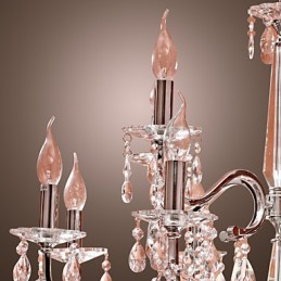 Kronleuchter Kristall Modern 2 Ebenen Wohnzimmer 12 Lichter