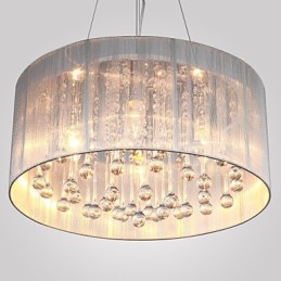Trommel-Pendelleuchte, modern, 4 Lichter
