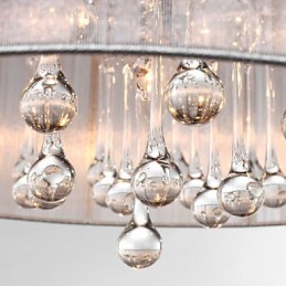 Trommel-Pendelleuchte, modern, 4 Lichter