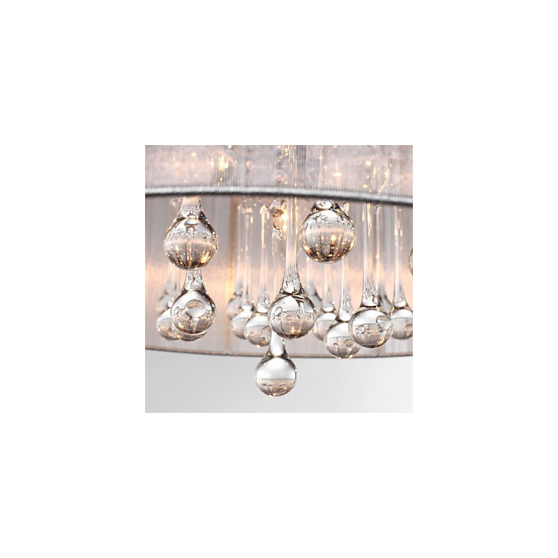 Trommel-Pendelleuchte, modern, 4 Lichter