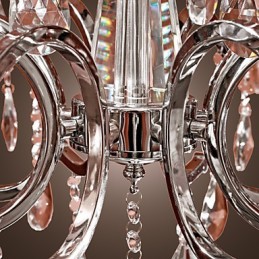 Kronleuchter Kristall Modern 2 Ebenen Wohnzimmer 12 Lichter