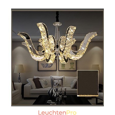 Kristalllampe, moderne Luxus-Kerzen-Kristall-Pendelleuchte Kristalllampe, moderne Luxus-Kerzen-Kristall-Pendelleuchte