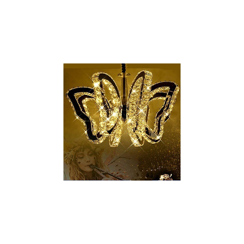 Schmetterlingslampe, moderne Luxus-Kristalllampe, 8