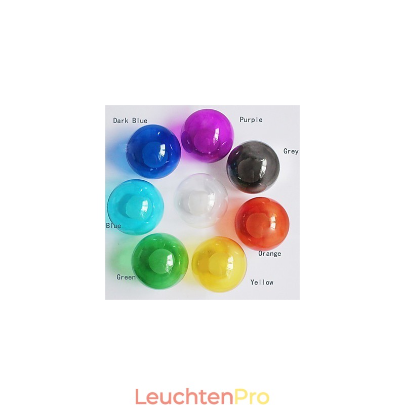 Moderne Bubble Globe Pendelleuchte aus farbigem Glas mit 19 Lichtern