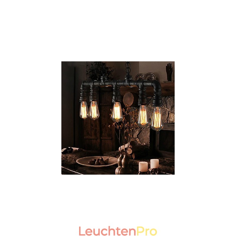 Traditionelle Klassische Vintage Laterne Land Retro Mini Stil Malerei Metall Anhänger Licht
