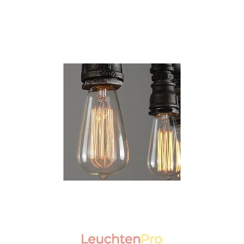 Traditionelle Klassische Vintage Laterne Land Retro Mini Stil Malerei Metall Anhänger Licht