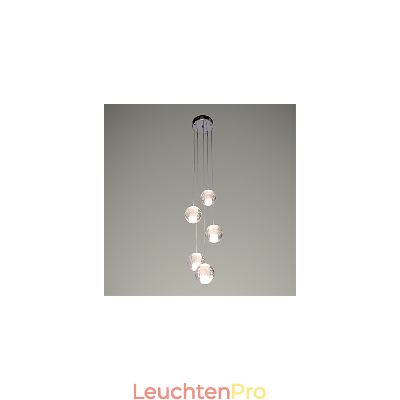 Moderne Pendelleuchte Pendelleuchte Leuchten G4 Retroifit Chrom Überzug Kristall für Treppenlicht